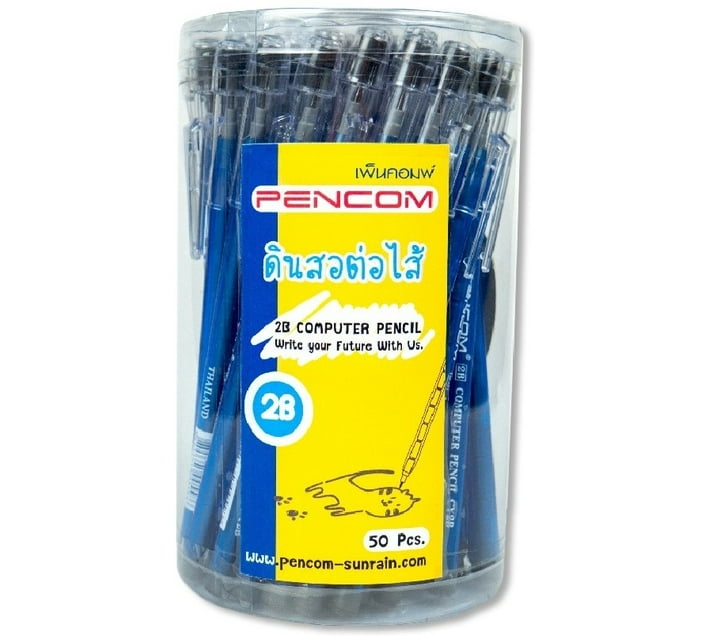 Nonsharpening Pencil with Leads (Drum of 50) Round (Set of 50