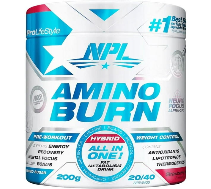 NPL Amino Burn (200g) Strawberry Kiwi Makro