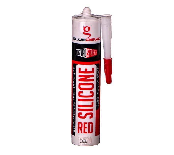 Glue Devil Silicone Cartridge Red Gasket Makro