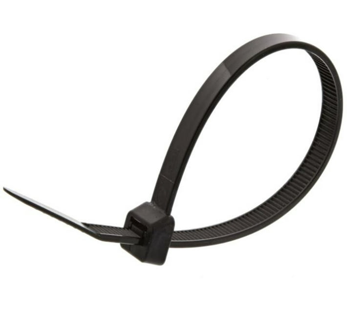 UNITED ELECTRICAL Cable Tie Black 400mm X 7.6mm ( Pack of 100