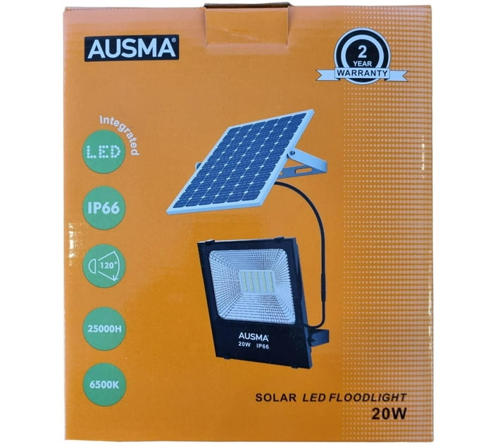 SOLAR FLOOD LIGHT+PANEL 50w AUSMA | Makro