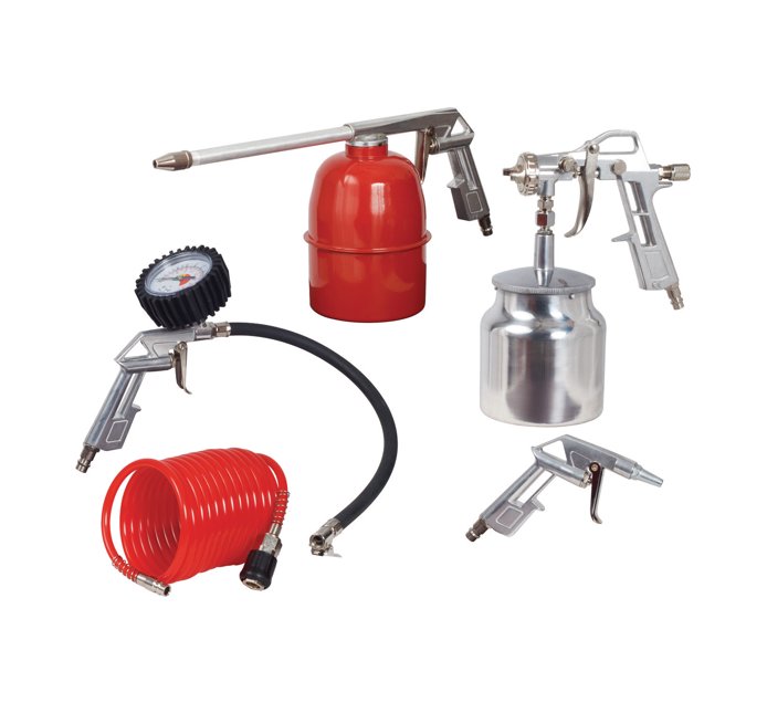 Ryobi 5 PC Spray Gun Suction Kit 5pc Makro