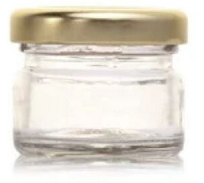 Sanitize Glass Honey Jar 28 ml (Pack of 24, White) Makro