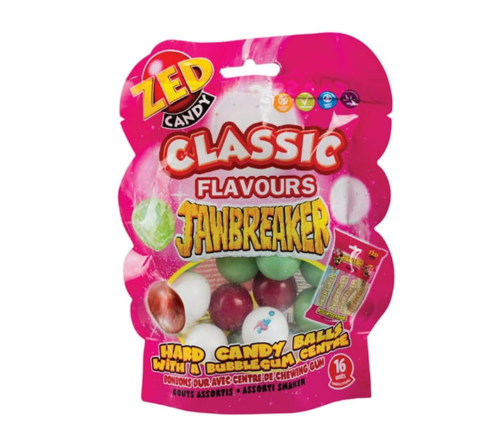 Jawbreaker - Sweets - Hard Candy - Bubble Gum Centre - 132G - 12 Pack