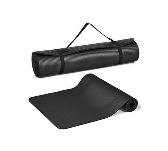 Tumaz NBR 10mm Thick all in 1 Anti Tear Exercise Mat (Weight