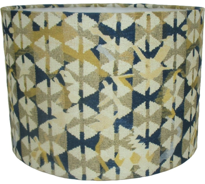 LAMP FACTORY S129 LAMP SHADE SPECIAL FABRIC GOLD & BLUE Table Lamps