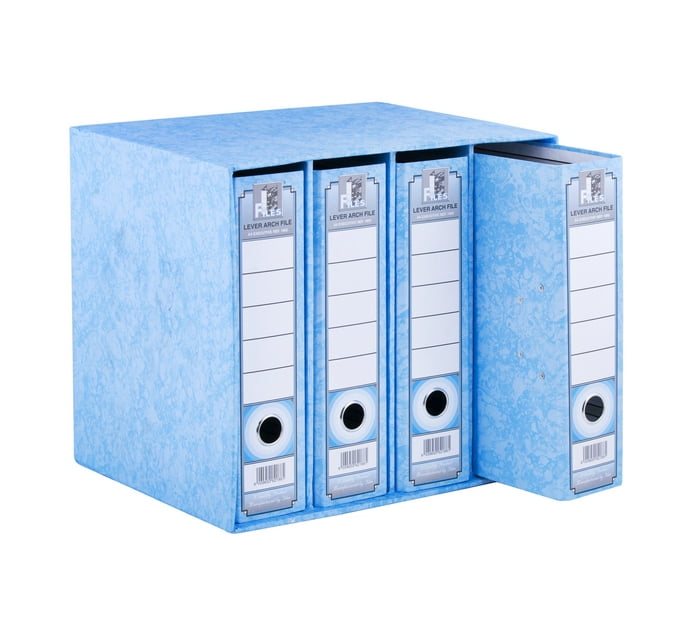 Files A4 Lever Arch Storage Box + Lever Arch Files Makro