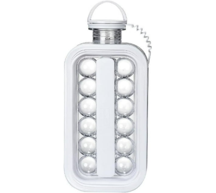 Phronex PHR001024 Silicone Ice Ball Tray (Black, Pack of 1) Makro