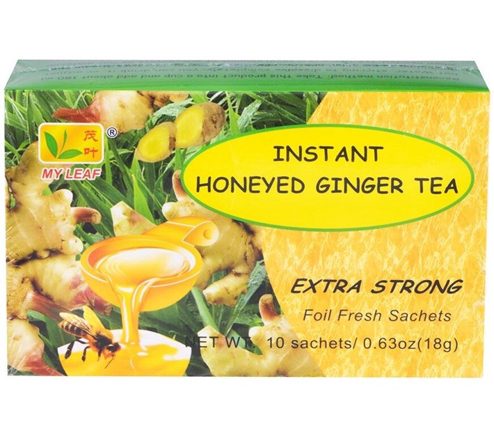 Buy My Leaf Instant Honey Ginger Tea Herbal Tea Box (2 x 10 Bags) in ...