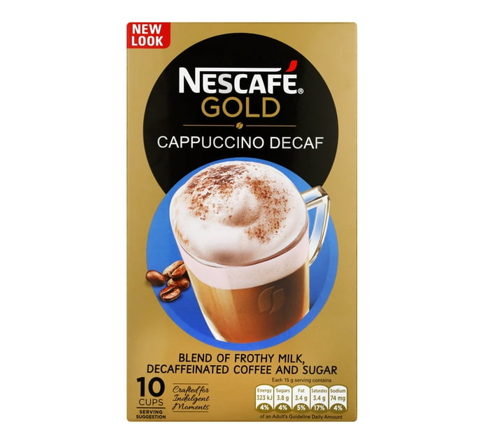 Nescafe Cappuccino Decaffinated (10 x 15g) Makro