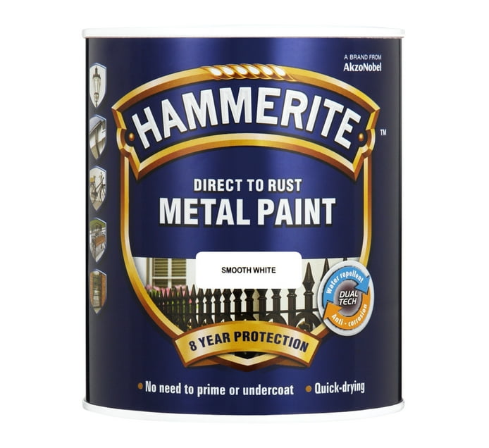 Someone’s in a Makro Hammerite 1L Metal Paint White Mood