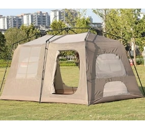 Phronex Glamping Tent with Automatic Poles System Tent - For Adults ...