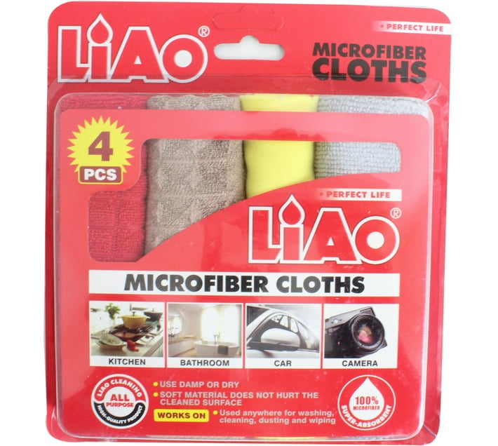 liao MicroFiber Cloths Wet and Dry Stainless Steel Cleaning Cloth Makro