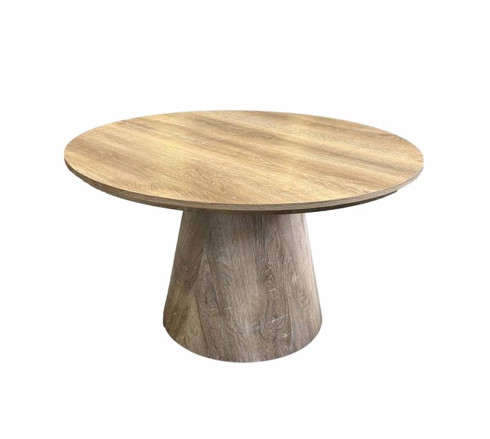 Someone’s in a Makro Trevi 120cm Round Dining Table Oak Mood