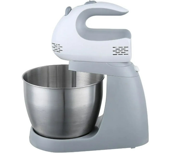 Logik Logik 5 Speed 3L 1500 W Stand Mixer (White, silver) Makro