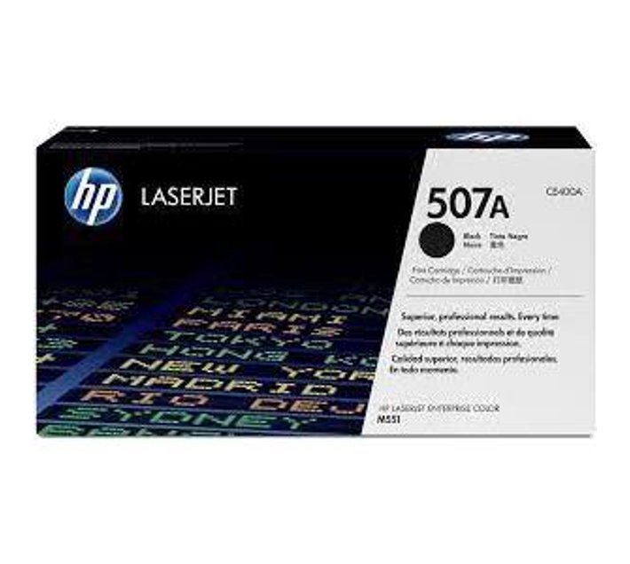 HP 507A Black Laserjet Toner Cartridge Makro