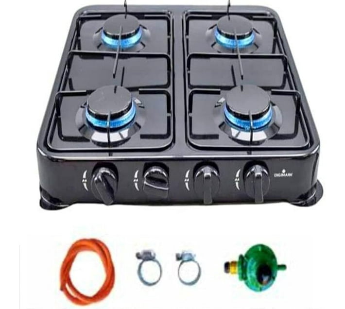 Digimark DG400 Stainless Steel Manual Gas Stove (4 Burners) Makro