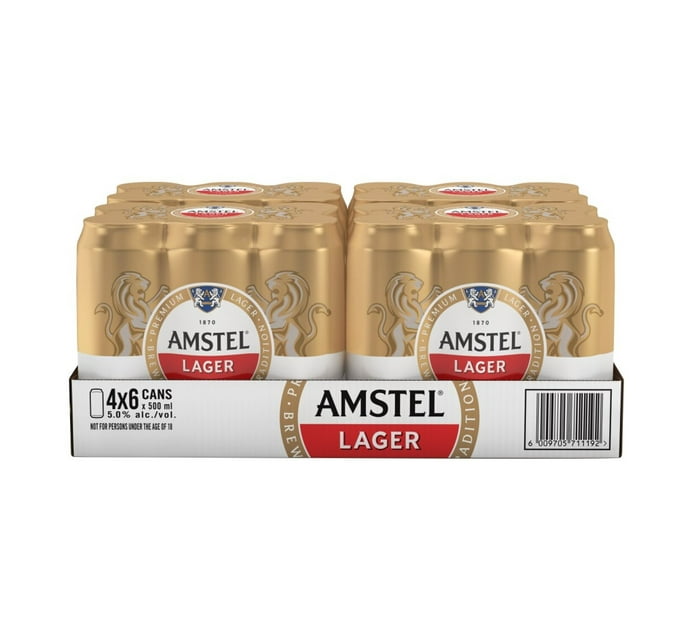 Amstel Beer Can (24 x 500ML) | Makro