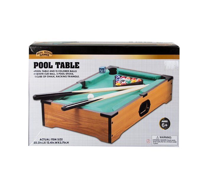 Game Tabletop Pool 50cm x 30cm x 10cm Makro