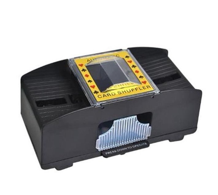 2 Decks Automatic Card Shuffler Battery Operated Makro