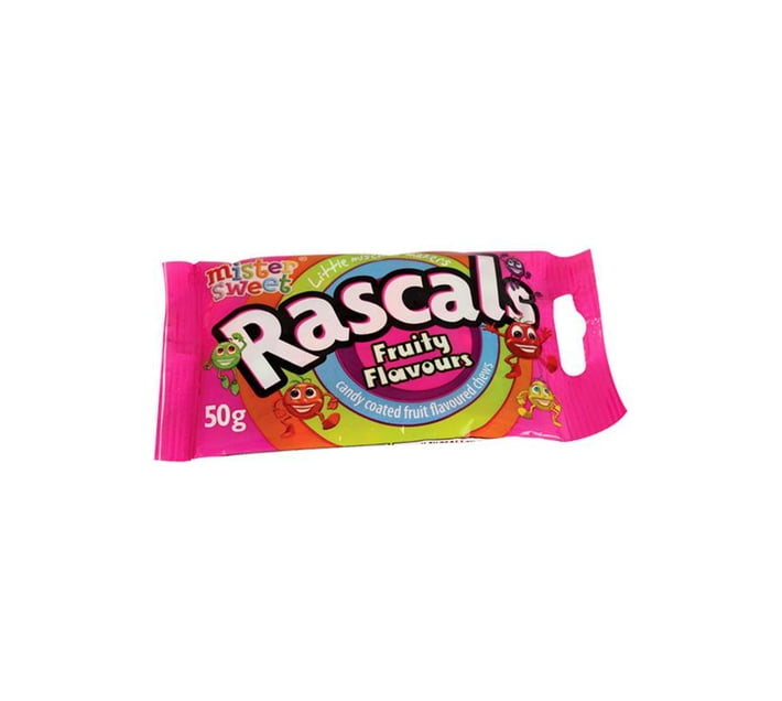 Rascals Fruity Flavour Party Treats Assorted Colours 60G 12