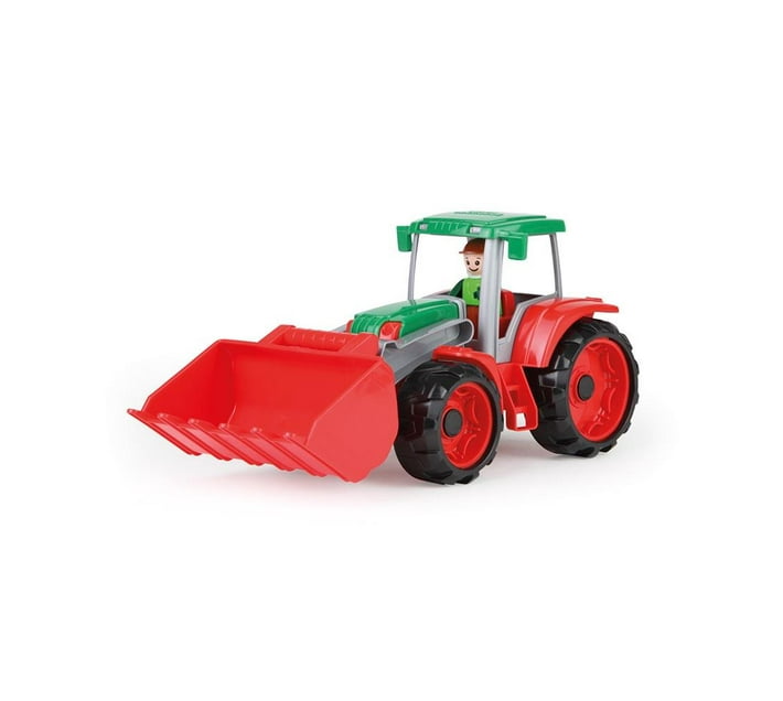 Lena Tractores Juguete TRUXX² – Tractor Con Pala Y Figura Incluida, Vehículo De 34 Cm Para Niños De 2 A 5 Años, Color Verde/Negro, Fabricado En La UE Con Certificación TÜV