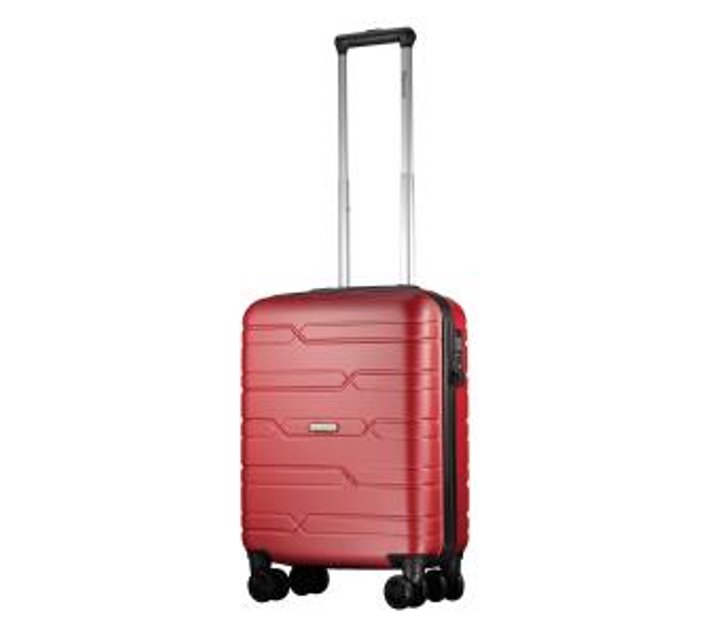 Highlander Bondi Series ABS 4Wheeler Suitcase 55cm Red Makro