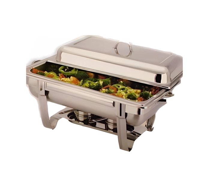 Sastro Two Burner Chafing Dish with Single Pan Makro