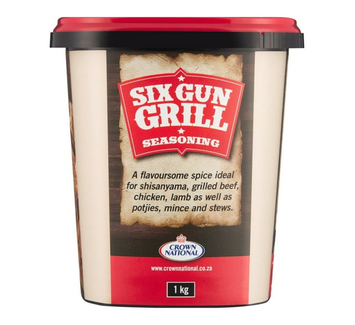 Six Gun Grill 6 X 1kg Seasoning 