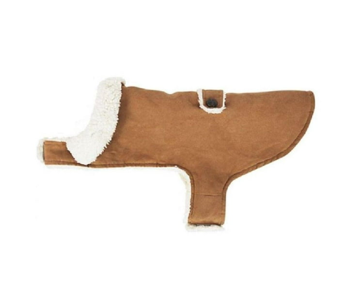 Dog Coat Faux Sheepskin Beige Makro
