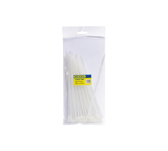 Someone’s in a Makro Dejuca Cable Ties Natural 200Mm X 4.6Mm 50