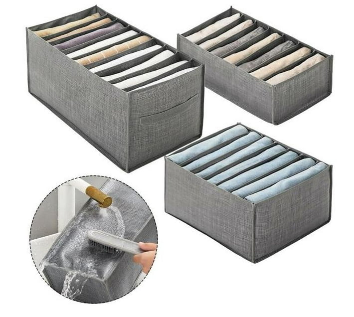 Someone’s in a Makro PSM Wardrobe Organizer Storage, Portable Mesh