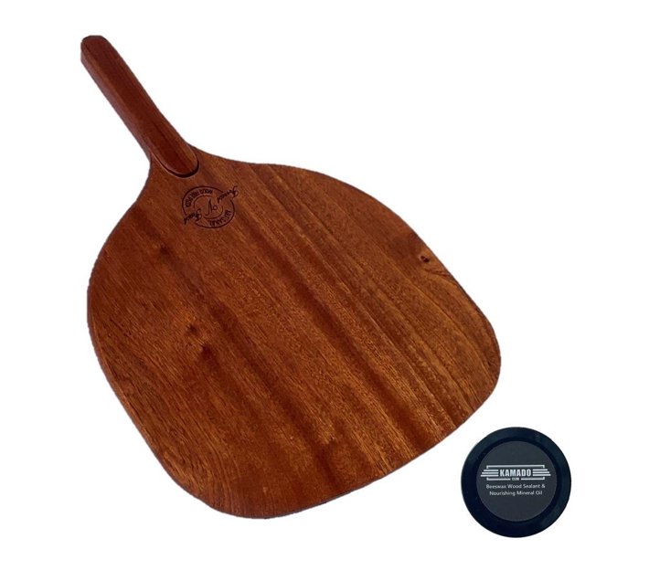 Premium Wooden Pizza Peel / Pizza Spade Mahogany Makro