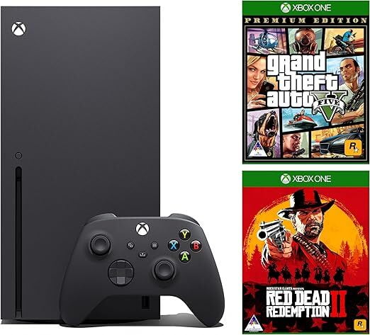 Xbox Series X 1TB Disc Edition With GTA V + Red Dead Redemption 2 1000 ...