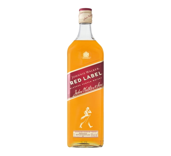 Buy Johnnie Walker Red Label Blended Scotch Whisky 1L in Bulk