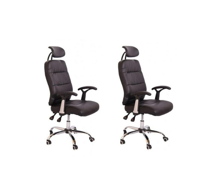 Someone’s in a Makro Black Office Chairs Executive MidBack Ergonomic