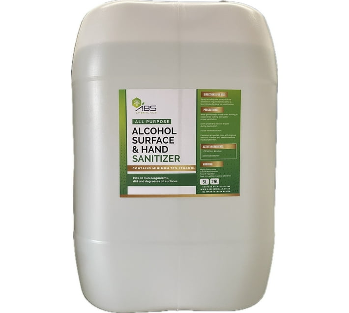 ABS Chemicals Pty (Ltd) Alcohol surface & hand sanitiser Hand Sanitizer