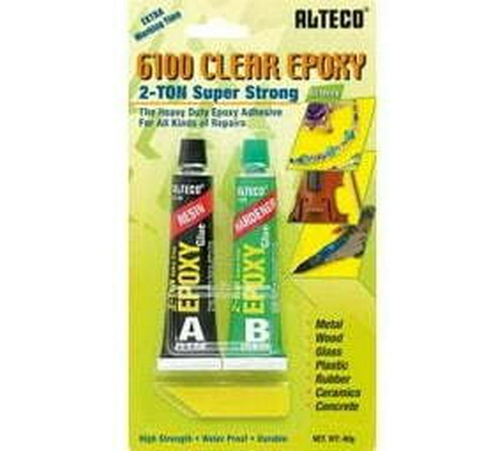 Alteco 6100 Clear Epoxy 2 Ton 40g Box of 12 Adhesive (480 g) Makro