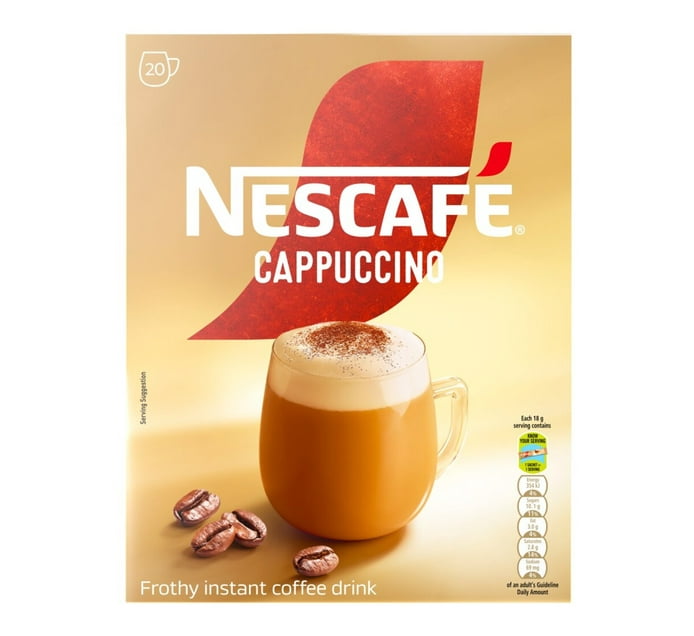 Nescafe Gold 20 x 18g Cappuccino Coffee | Makro