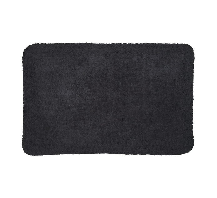 Someone’s in a Makro Home Living 55 x 85cm Monaco Reversible Bath Mat Dark Grey Mood