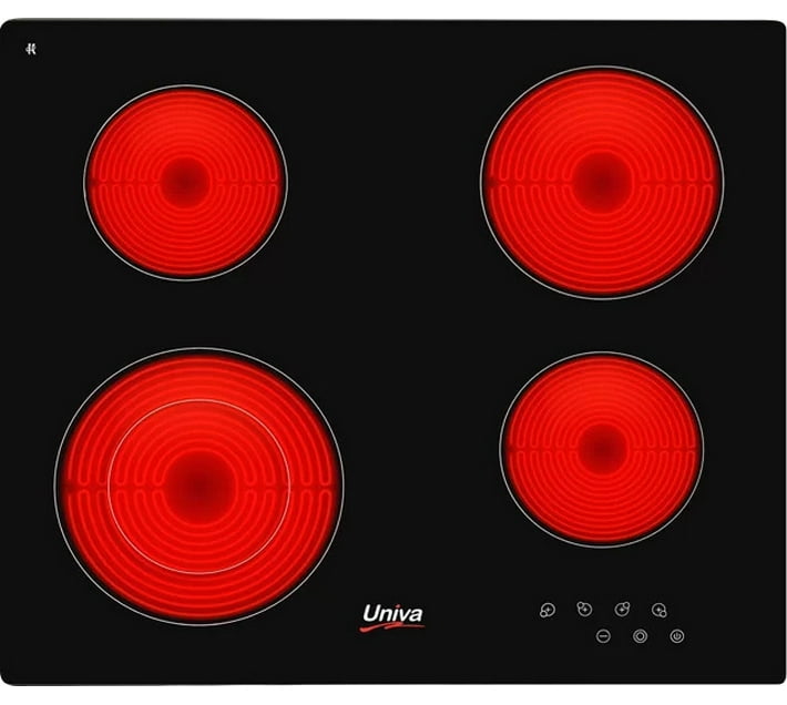 UNIVA Univa U156TCB 4 Plate Ceran Touch Control Hob (Fuel Type