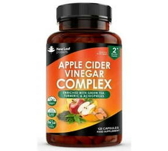 New Leaf Products Apple Cider Vinegar Complex High Strength Capsules
