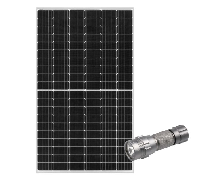 Someone’s in a Makro Ecco 550w Mono Solar Panel and Stier Torch Mood