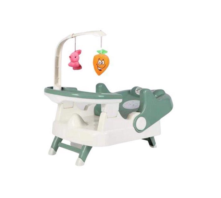 Someone’s in a Makro Toddler Floor Feeding Chair Blue Mood