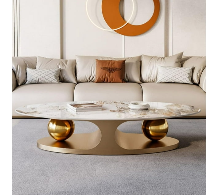 Designer Concepts Isabel CT Gold Steel Side Table (Finish Colour