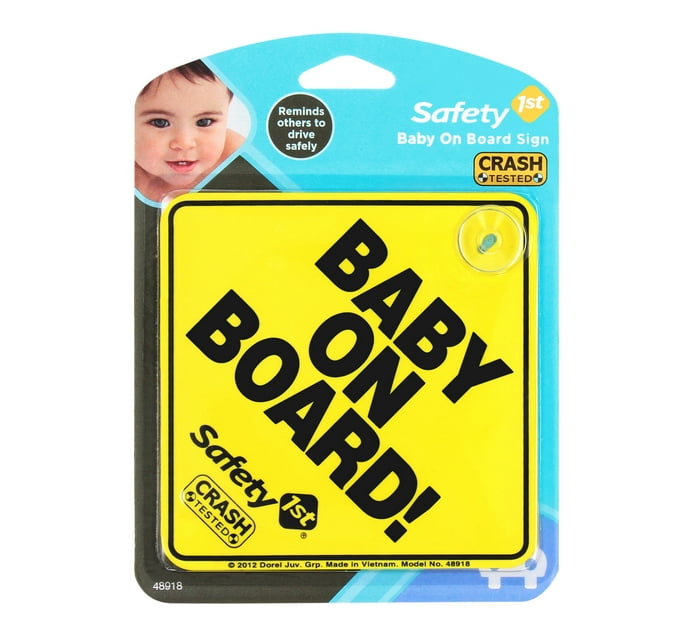 Safety First 1pce Baby on Board Makro