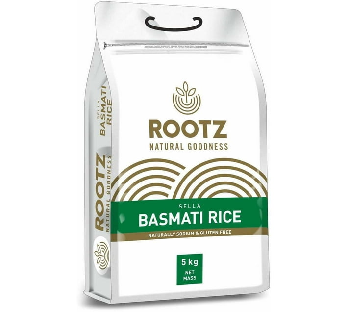 Buy ROOTZ SELLA BASMATI RICE Arwa Raw Rice (Raw) (5 kg) in Bulk | Makro ...