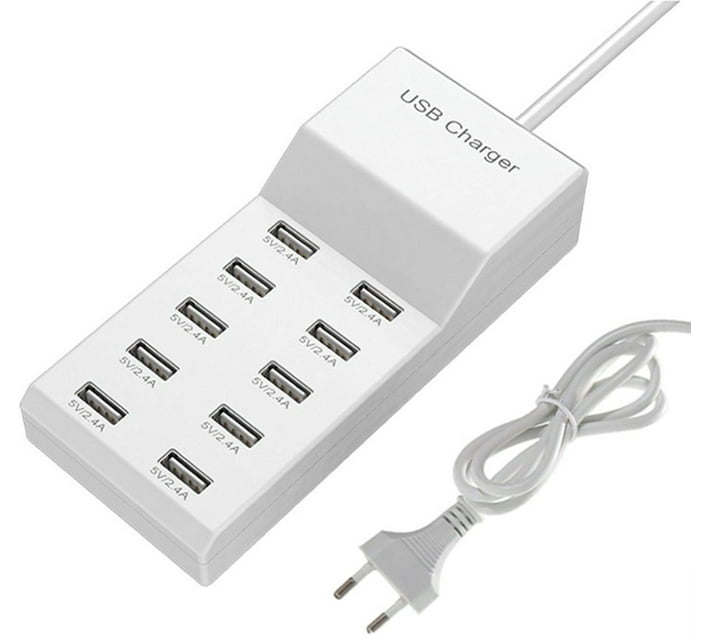 10Port USB Wall Charger Station 10PORT USB Adaptor Makro