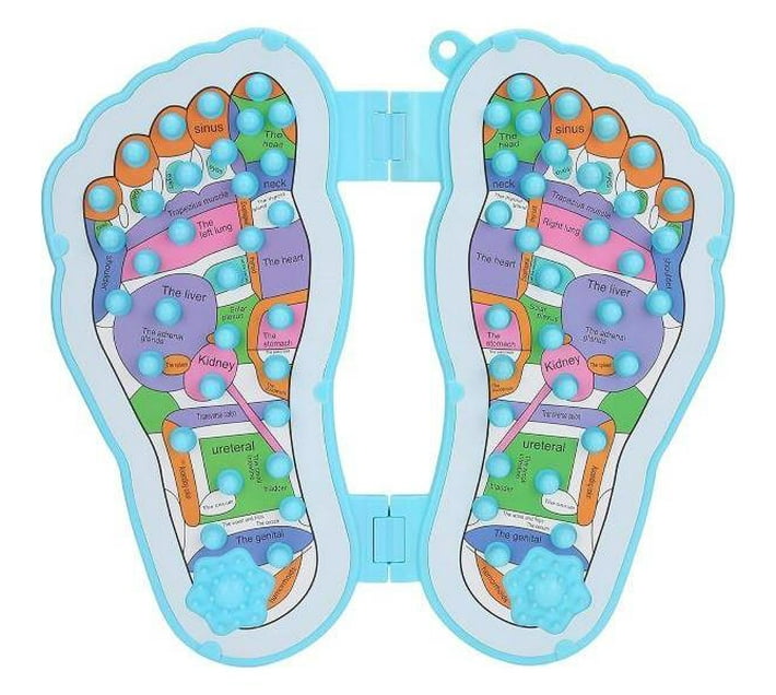 Someone’s in a Makro Reflexology Foot Massager Foot Shape Mat for Foot