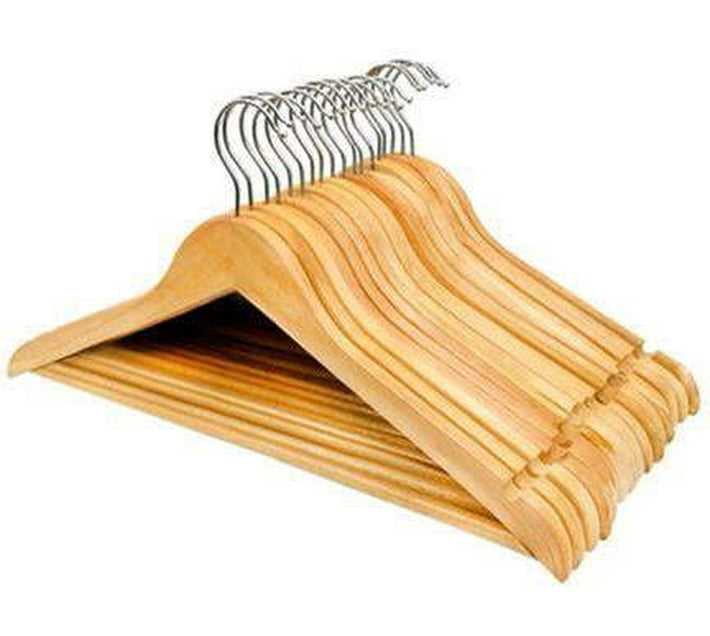 Anchor FA701816 Wooden Hanger For Dress (Beige) Makro